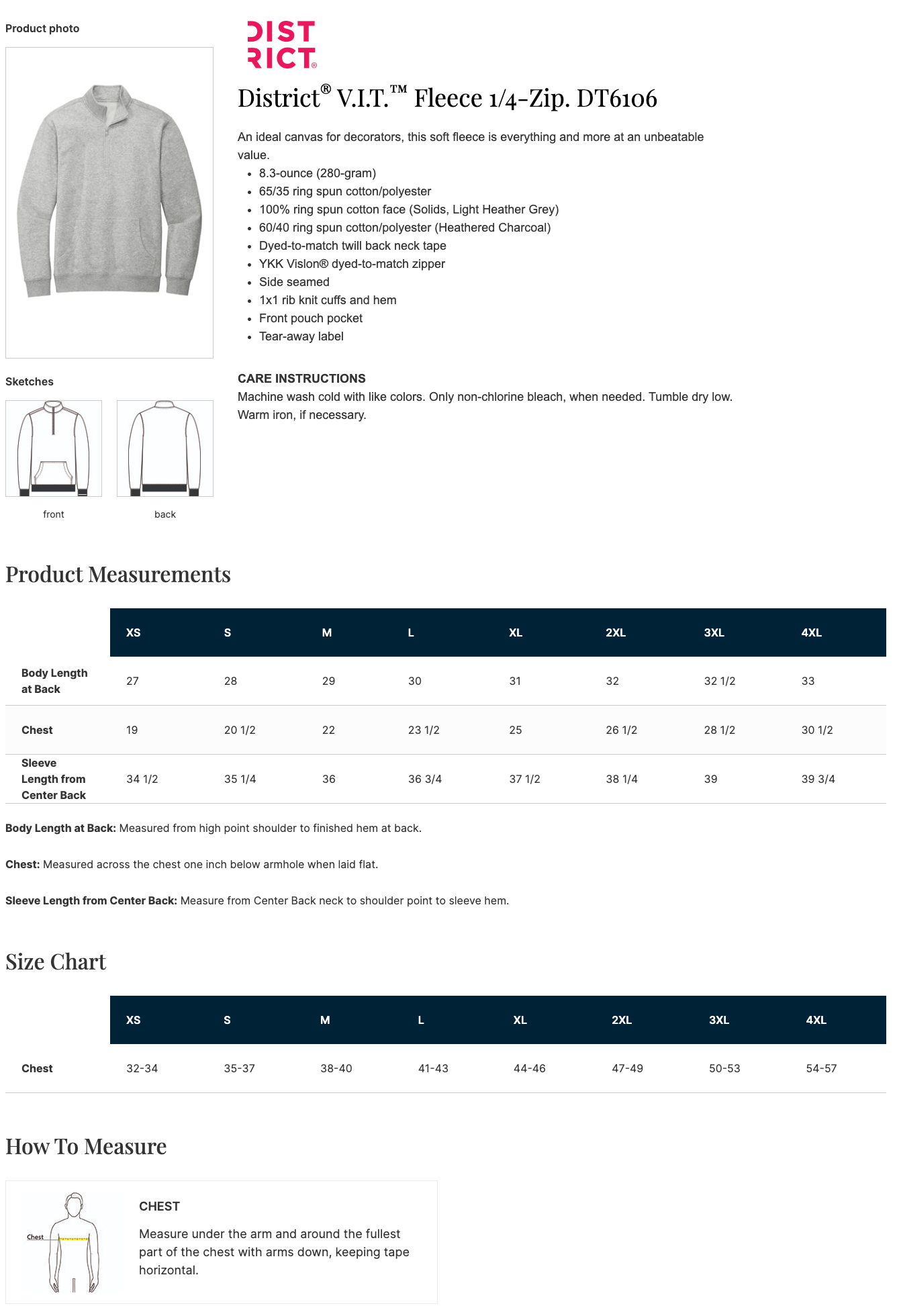 District Friday Flex 1/4 Zip Fleece